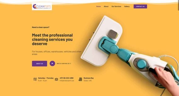 Cleanperts-website-design-by-ufound