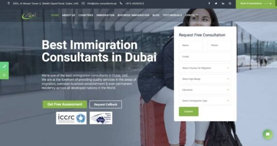 A2W Dubai Website Design by ufound